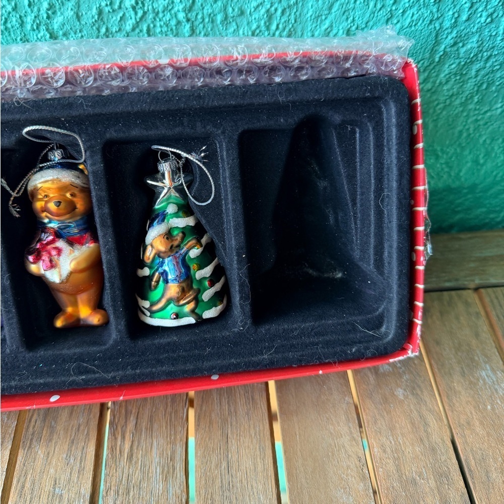 Disney Store Winnie Pooh Christmas Ornament Set - Picture 7 of 9